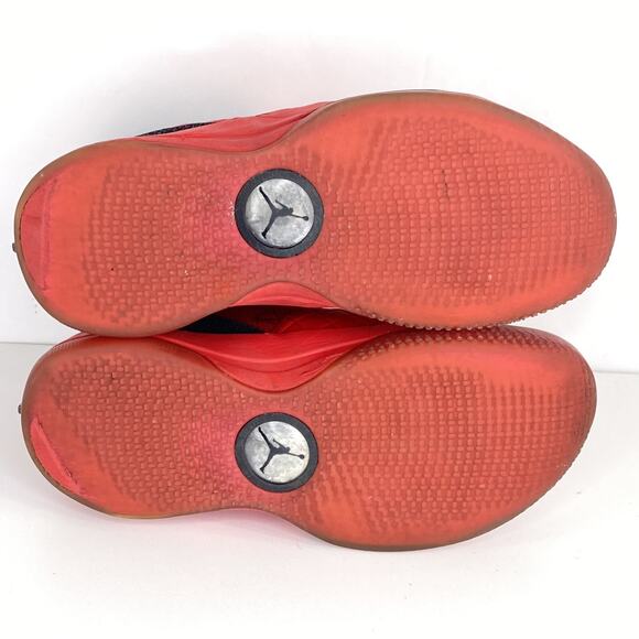 Nike Air Jordan XXXIII 33 Boys Sz 6.5 Hi Top Basketball Shoes AQ9244-600 Red - Picture 11 of 12